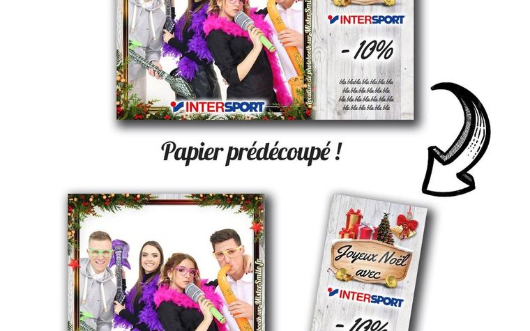 Photo Coupon : tirage photo avec bon de réduction détachable